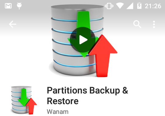 PartitionsBackup